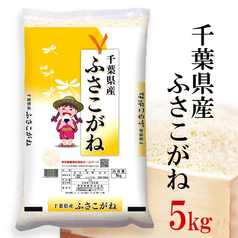 精米 ふさこがね お米 5kg 千葉県産 送料無料 白米 令和7年産 伊丹米
