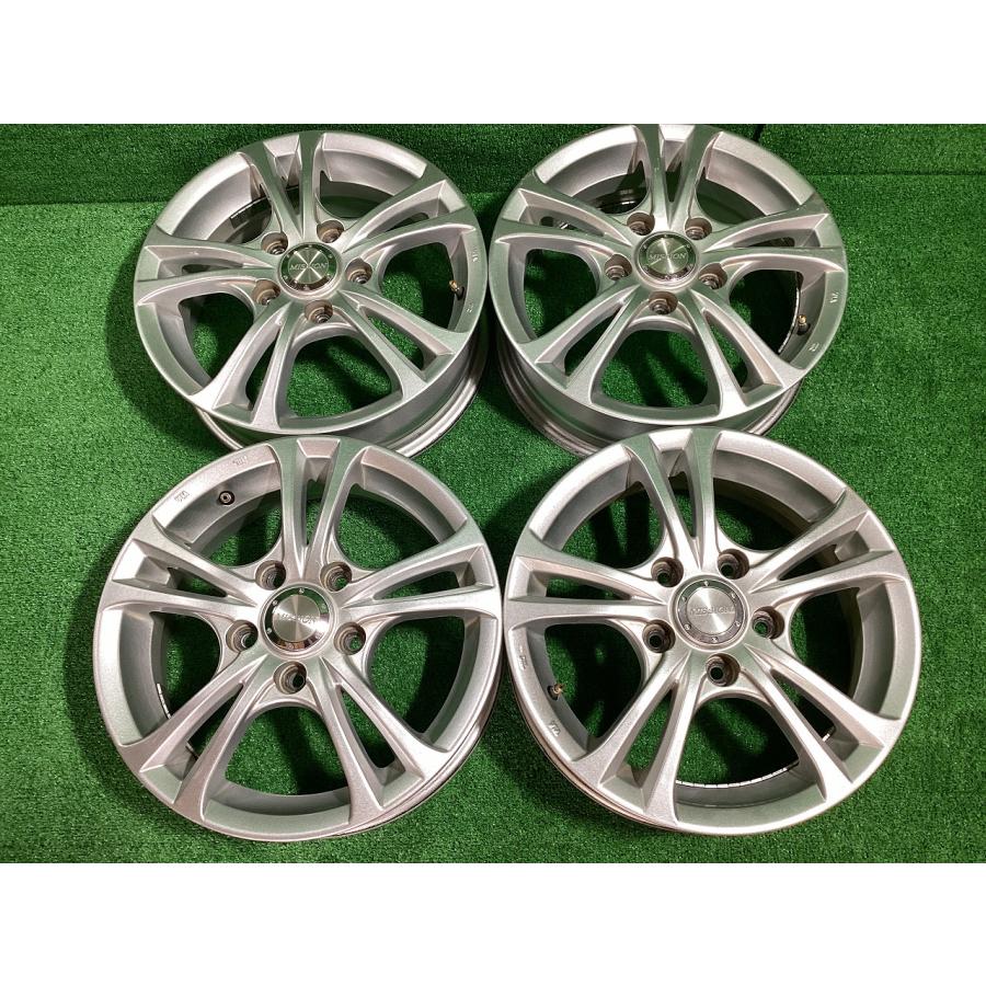 MISSION 社外ホイール 15インチ 4本 6J5HPCD114.3+42 セレナ ヴォクシー等 (VHM104-2) クレジットカード QR決済可能 MISSION 社外ホイール 15インチ 4本 6J5HPCD114.3+42 セレナ
