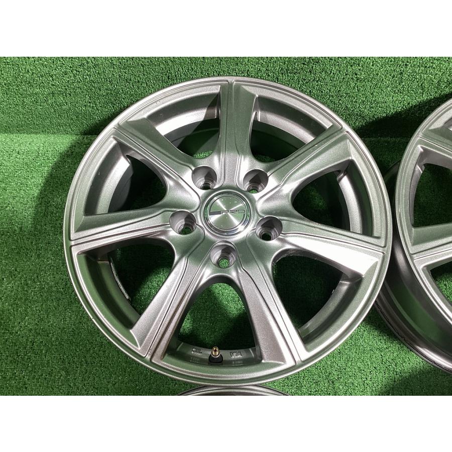 PRD 15インチアルミホイール 6.0J ＋43 5H PCD114.3 4本セット D1-3 EM 