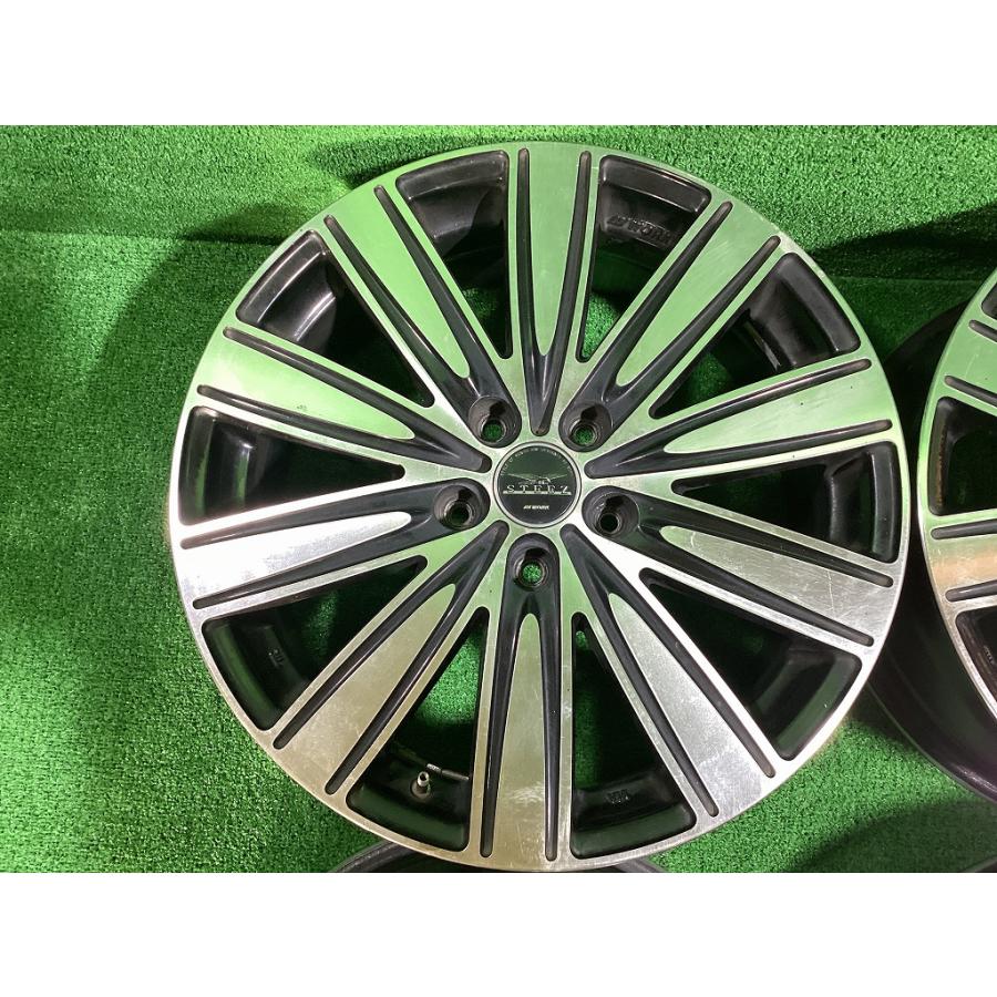 STEEZ スティーズ 18インチアルミホイール 7.0J ＋48 5H PCD114.3 4本