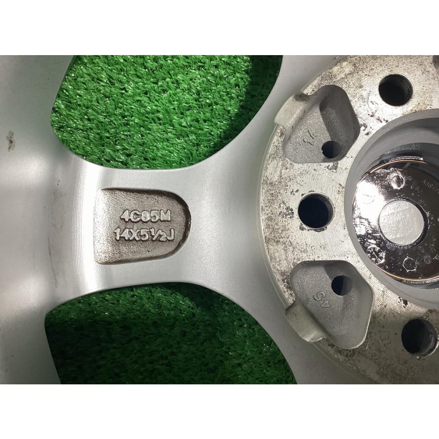 DUNLOP VIOLENTO ヴィオレント 社外ホイール 14インチ 4本 5J4HPCD100+39 タンク ルーミー等　(VHA368) クレジットカード QRコード決済可能 DUNLOP VIOLENTO ヴィオレント 社外ホイール 14インチ 4本 5J4HPCD100+
