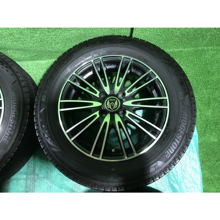ライツレー 15X5.5JJ+42 PCD100 4H BS VRX3 185/65R15 21年製 