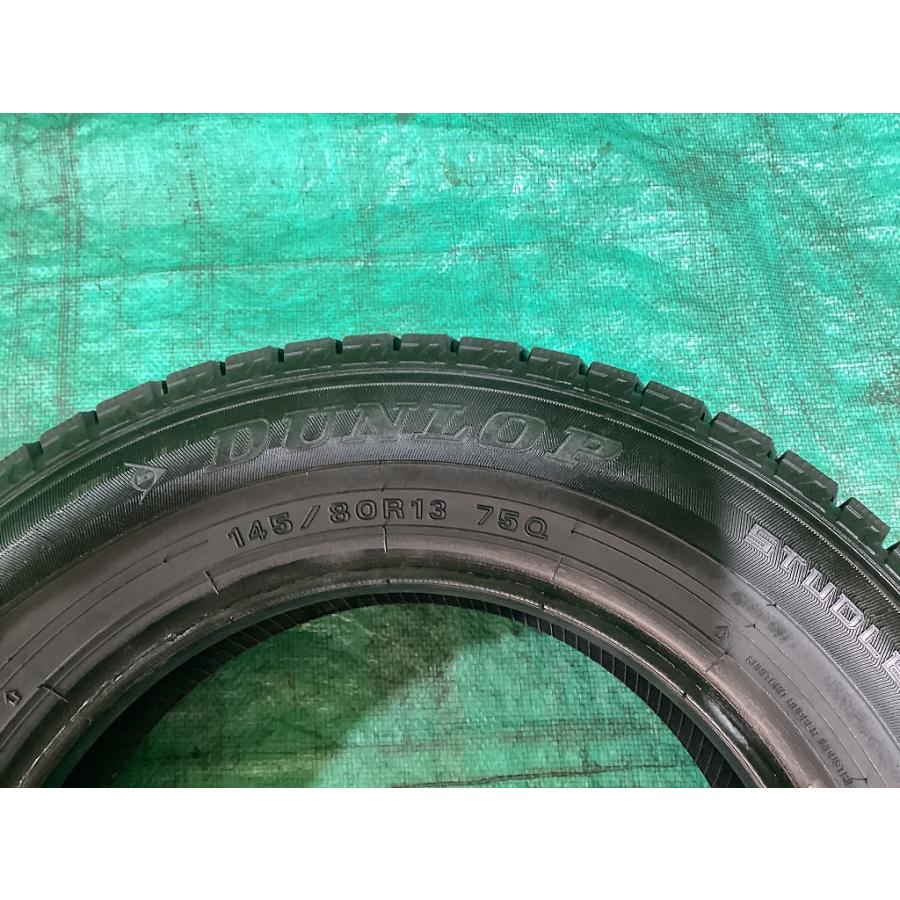 DUNLOP ダンロップ WM02 145/80R13 2022年製 冬タイヤ スタッドレスタイヤ 4本セット A7-2 EMの画像