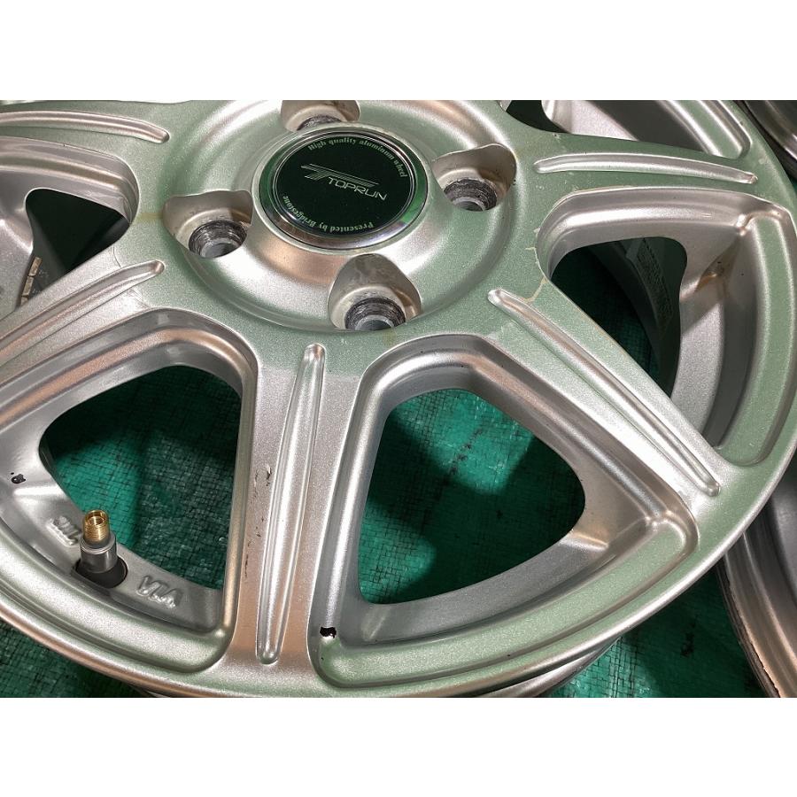 TOPRUN 13インチ アルミホイール　4本 BRIDGESTONE（ブリヂストン） TOPRUN 13インチアルミホイール 4.0J
