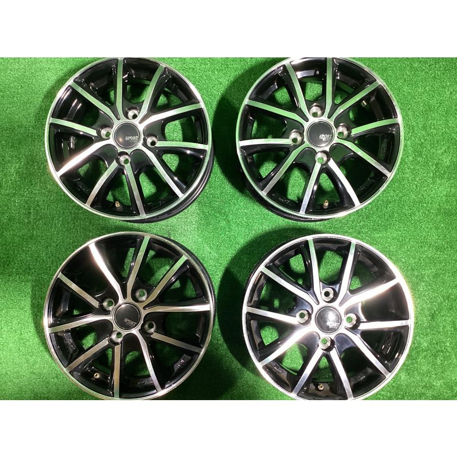 13インチ アルミホイール 4本セット 155/65/13 ストレンジャー アルミ