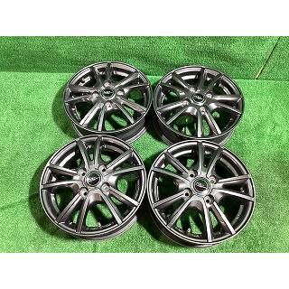 美品アルミ ホイール4本 札幌◇アルミ 13インチ +42 ◇ ホイール 4H PCD100 13×4.00B
