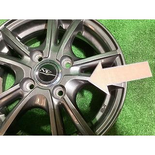 NIRVANA NV 13インチアルミホイール 4.0J ＋42 4H PCD100 4本セット B0