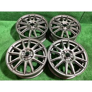 VEMOTION 15インチアルミホイール 5.5J ＋42 4H PCD100 4本セット H1-2 