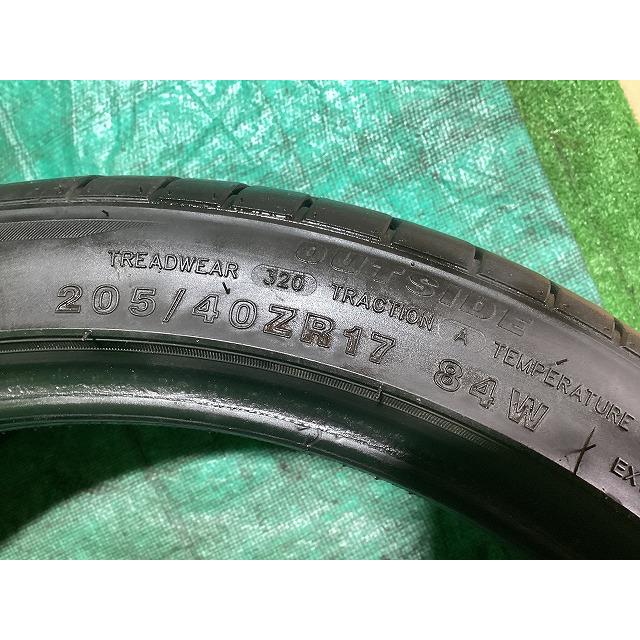 MINERVA RADIAL F205 205/40ZR17 17インチ 夏タイヤ 4本 22～23年製 バリ溝 プレマシー VW/ポロ アバルト 595/695等　(KTO432) MINERVA（ミネルバ） 205/40R17 MINERVA F205 タイヤ サマータイヤ