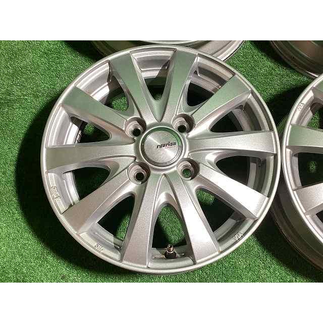 STYLE PRASINO 社外ホイール 13インチ 4本 4J4HPCD100+43 ワゴンR エッセ等 (VHI43) クレジットカード QR決済可能 WEDS（ウェッズ） Weds ravrion RS01 13インチアルミホイール 4J ＋45