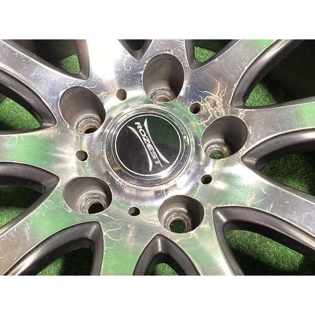 ROZEST 18インチアルミホイール 8J ＋42 5H PCD114.3 4本セット R2-4