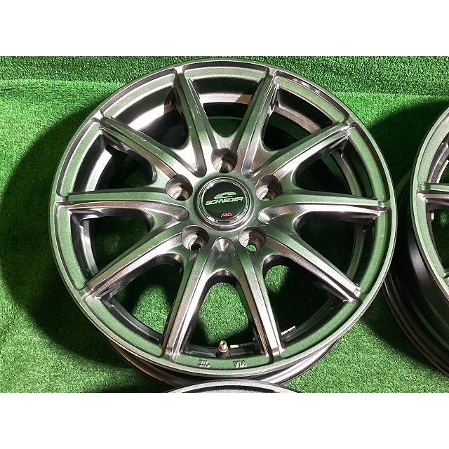 MID シュナイダー 15インチアルミホイール 6.0J ＋45 5H PCD114.3 4本 