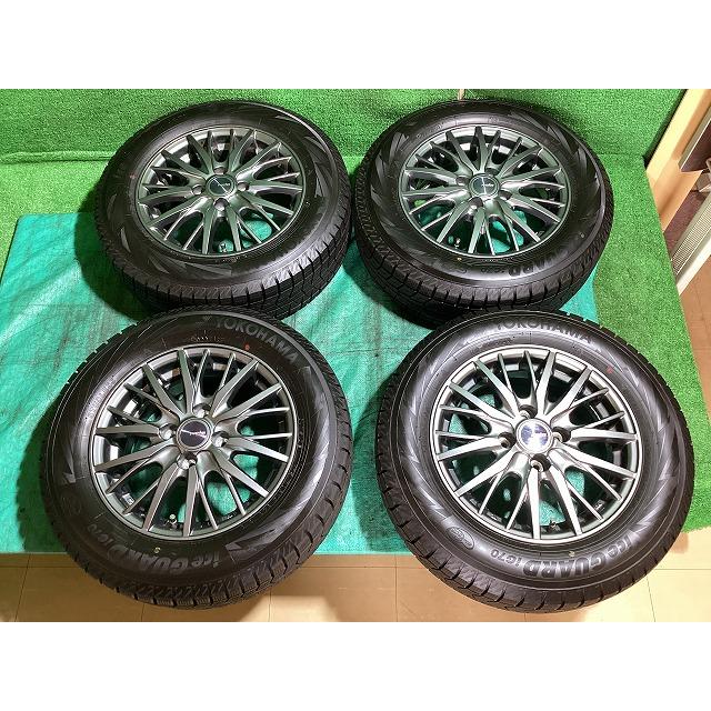 ravrion weds スタッドレス ホイールセット 送料込 WEDS ウェッズ RAVRION ラブリオン RM01 社外 中古ホイール 4本 6J 15