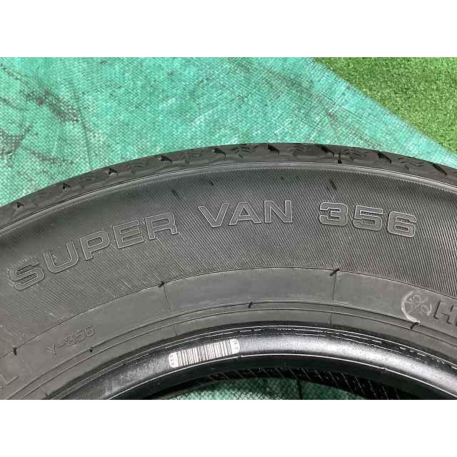 ヨコハマタイヤ SUPERVAN356 145/80R12 80/78N LT 22年製×2本 24年×2本 