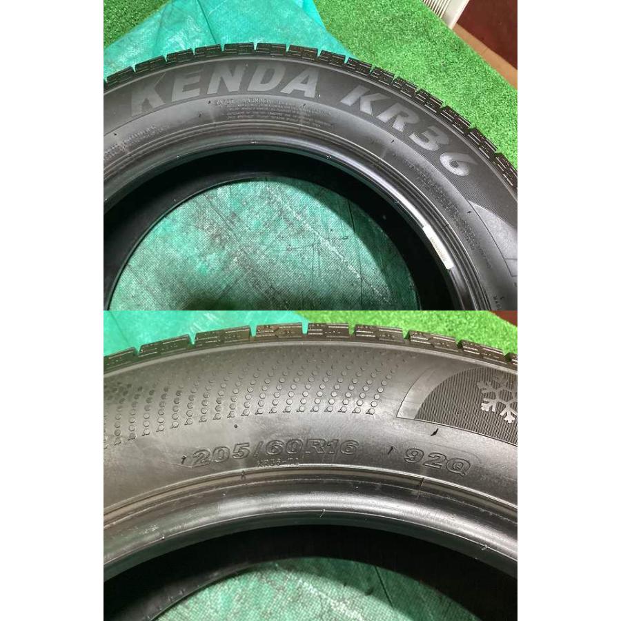 KENDA（ケンダ） KR36 205/60R16 2022年製×1本 2023年製×3本 冬タイヤ