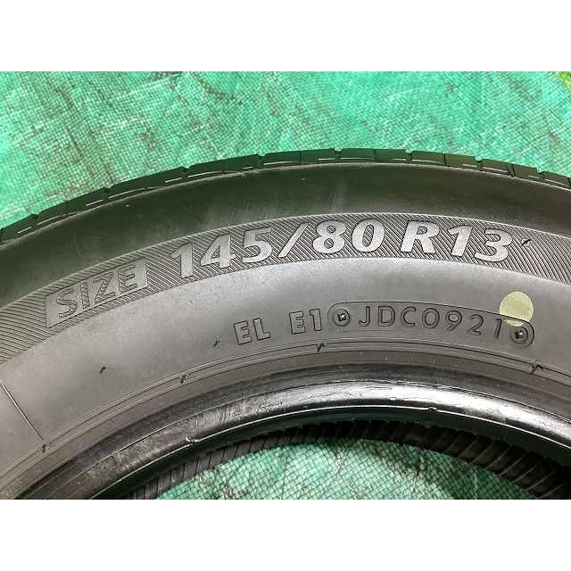 バリ山　BRIDGESTONE ブリヂストン　ブリジストン　NEXTRY 145/80R13 夏タイヤ　2021年製　13インチ NEXTRY BS ブリヂストン 145/80R13 2021年製 夏タイヤ サマータイヤ 4