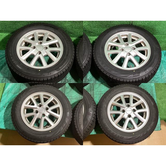 Modulo 14x5.5JJ +45 4H PCD100 ブリヂストン VRX2 175/65R14 22年製  