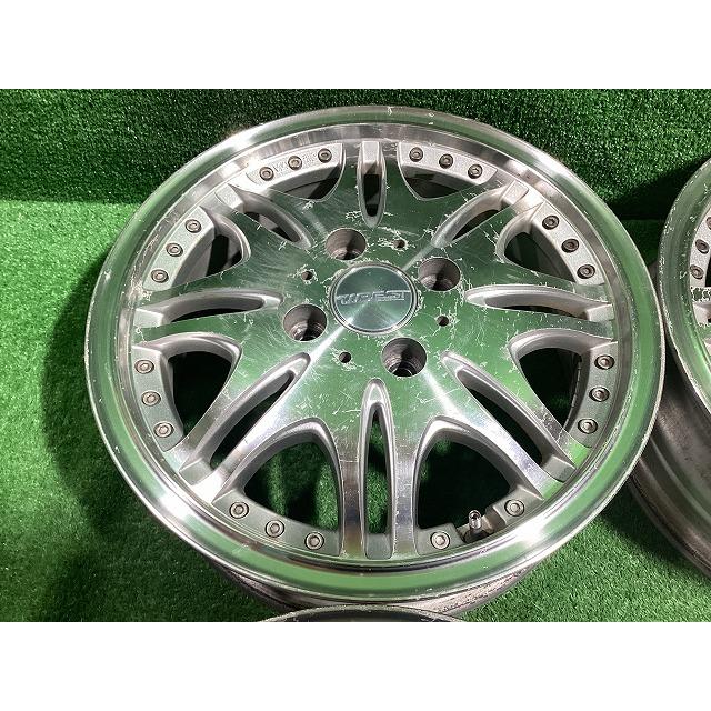 MLJ WREST 14インチアルミホイール 5J ＋45 4H PCD100 4本セット J1-1 