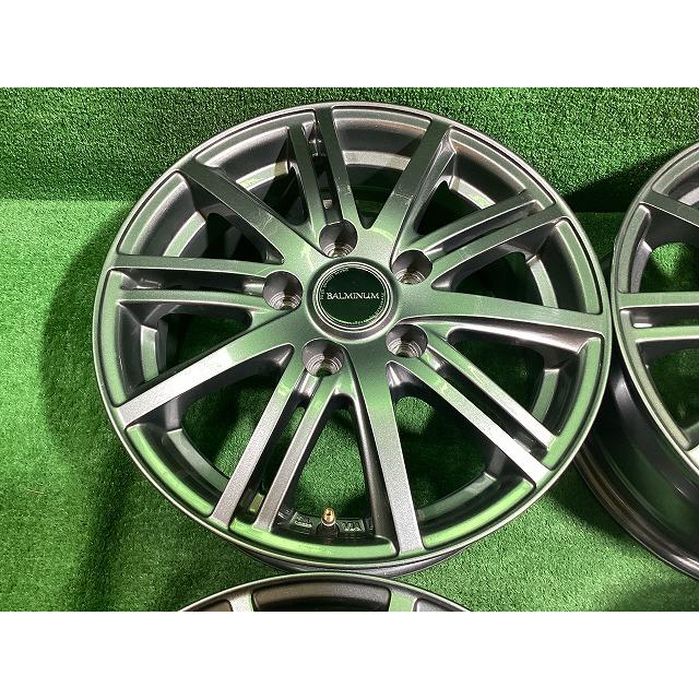 15インチ　アルミホイール　ブリヂストン製　ご希望の方はタイヤ組込サービス！ BALMINUM BS ブリヂストン 15インチアルミホイール 6J ＋45 5H PCD114