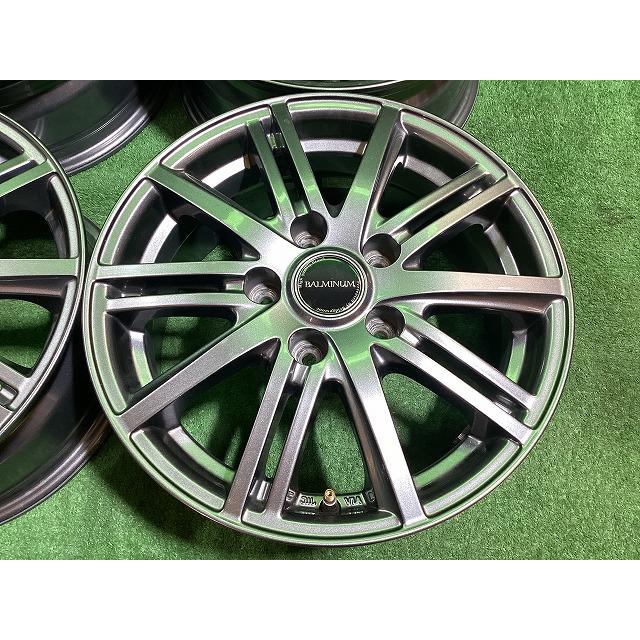 15インチ　アルミホイール　ブリヂストン製　ご希望の方はタイヤ組込サービス！ BALMINUM BS ブリヂストン 15インチアルミホイール 6J ＋45 5H PCD114