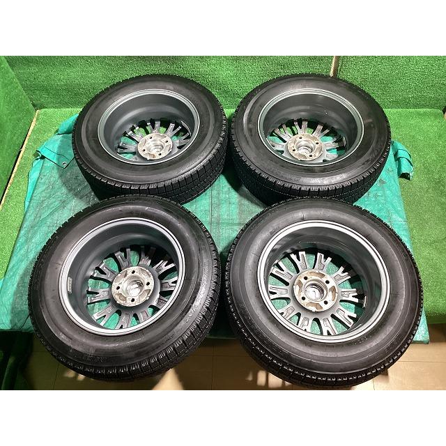 weds ravrion RM01 14x5.5JJ +38 4H PCD100 BS VRX2 175/70R14 21年製 スタッドレスタイヤ・アルミホイール 4本セット Y6 EMの画像