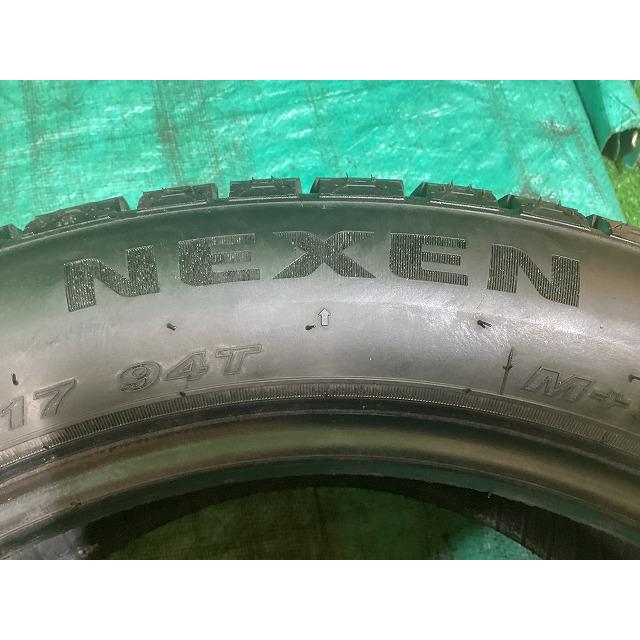 ネクセン WINGUARD ice2 225/50R17 2018年製 冬タイヤ スタッドレスタイヤ 4本セット B1-3 EMの画像
