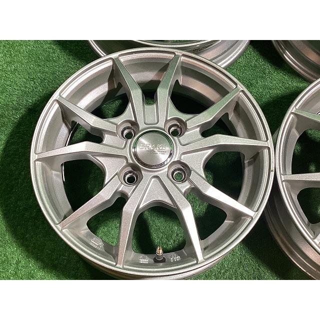 マナレイ BRAKE 13インチアルミホイール 4J ＋42 4H PCD100 4本セット