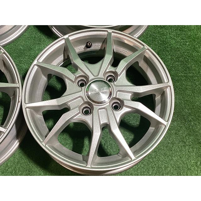 マナレイ BRAKE 13インチアルミホイール 4J ＋42 4H PCD100 4本セット