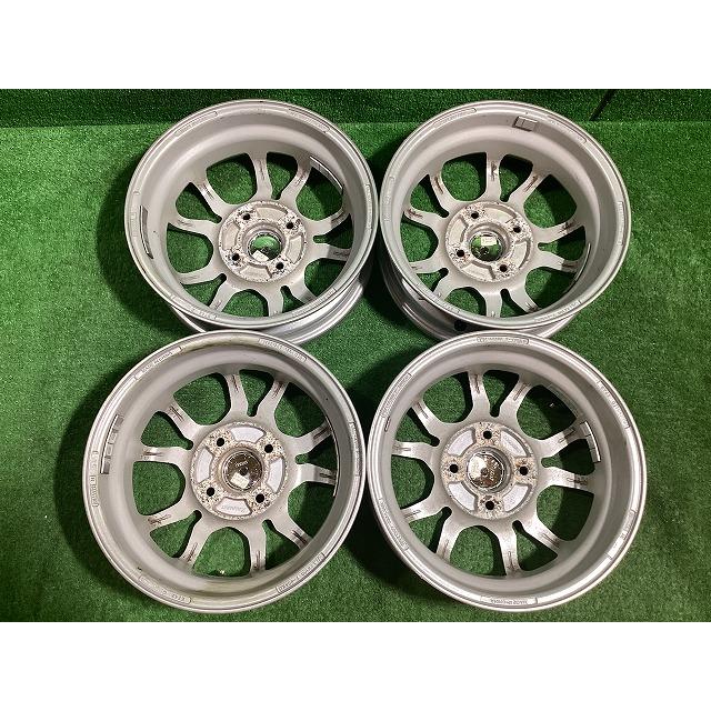 マナレイ BRAKE 13インチアルミホイール 4J ＋42 4H PCD100 4本セット