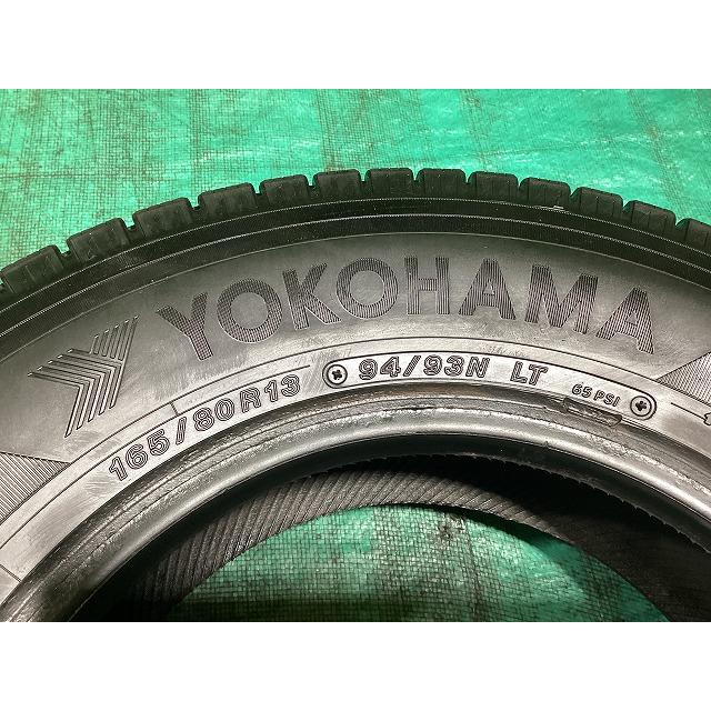YOKOHAMA ヨコハマ iG91 165/80R13 94/93NLT 2022年製 冬タイヤ スタッドレスタイヤ 4本セット A1-2 GSの画像