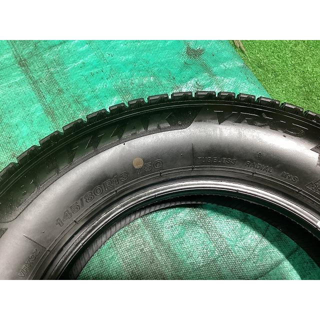 ブリザック VRX3 BS 145/80R13 2021年製 冬タイヤ スタッドレスタイヤ 