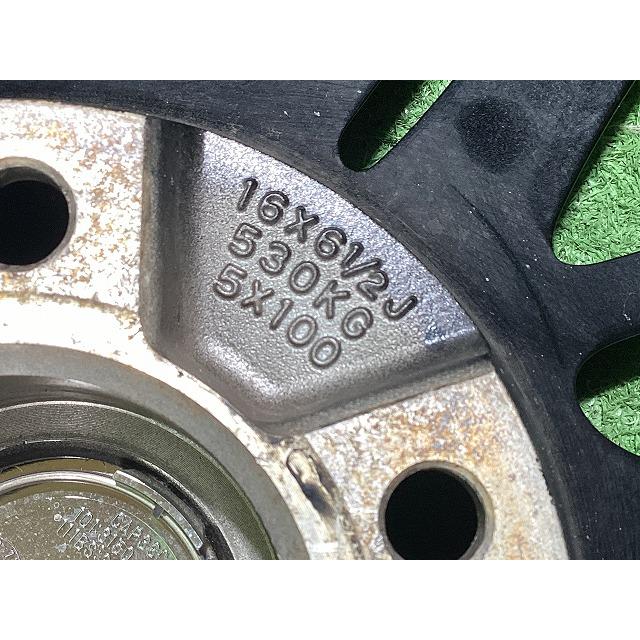 BS ECOFORME 16インチアルミホイール 6.5J ＋45 5H PCD114.3 4本セット F3-3 EMの画像