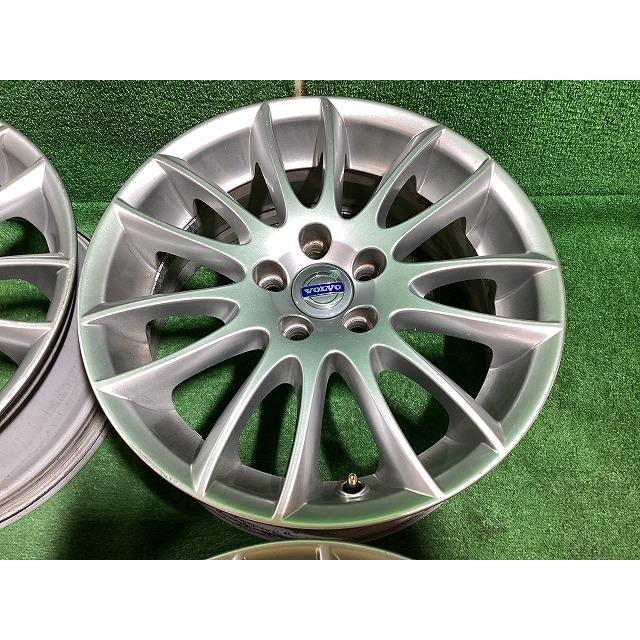 二*郎様 ボルボ 純正 アルミホイール 17インチ PCD108 タイヤ付き 4 ボルボ（VOLVO） ボルボ純正 17インチアルミホイール 7.5J ＋45 5H