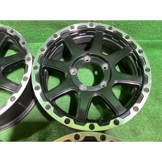 マナレイ 16インチアルミホイール 5.5J ＋22 5H PCD139.7 4本セット K0 
