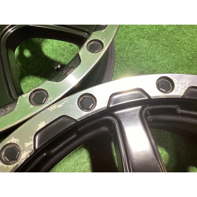 マナレイ 16インチアルミホイール 5.5J ＋22 5H PCD139.7 4本セット K0