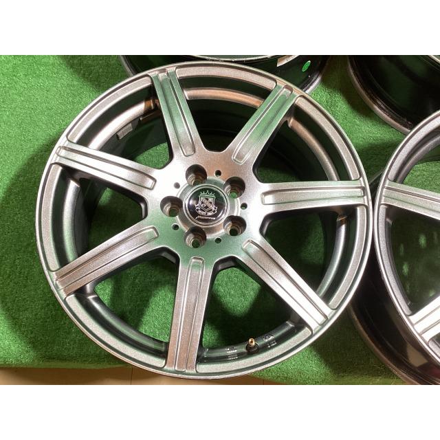 マナレイ マナレイスポーツ 17インチアルミホイール 7J ＋50 5H PCD100 
