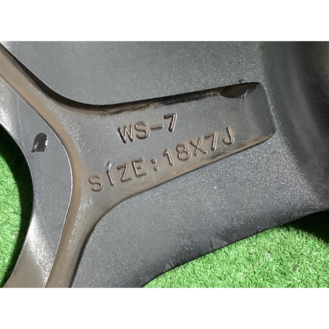 MLJ MLJ WREST WS-7 18インチアルミホイール 7J ＋53 5H PCD114.3 4本