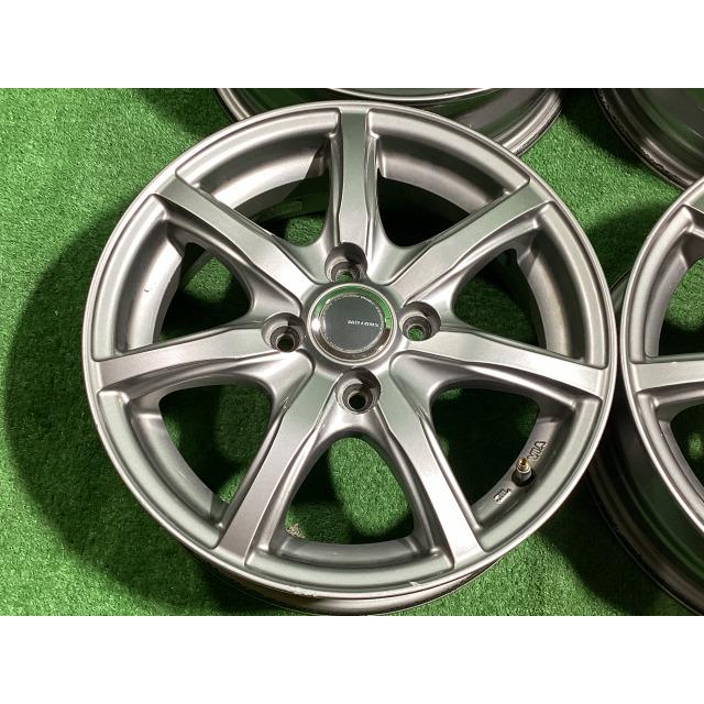 車 millous 14インチ アルミ製 スポークホイール