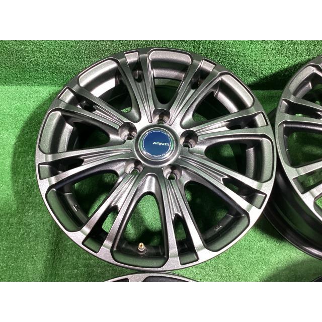 YFC ABATIS 15インチアルミホイール 6J ＋43 5H PCD114.3 4本セット G1-1 EMの画像