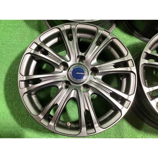 YFC ABATIS 15インチアルミホイール 6J ＋43 5H PCD114.3 4本セット G1-1 EMの画像