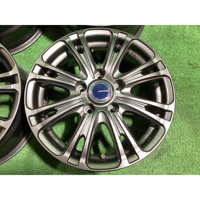 YFC ABATIS 15インチアルミホイール 6J ＋43 5H PCD114.3 4本セット G1-1 EMの画像