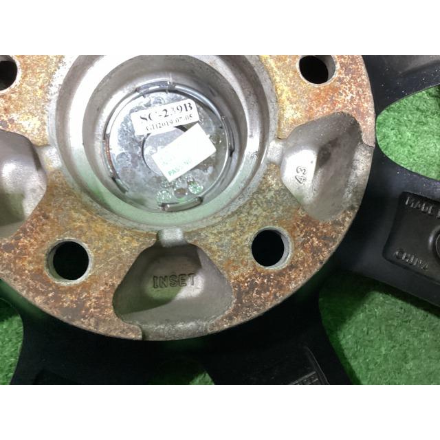 YFC ABATIS 15インチアルミホイール 6J ＋43 5H PCD114.3 4本セット G1-1 EMの画像