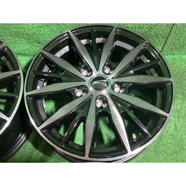 Fディレクション15インチ ホイールセット イエローハット F Direction WF10 15インチアルミホイール 6J ＋45 5H