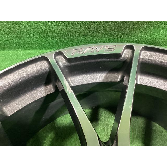 RAYS ホムラ2X7 19インチアルミホイール 8J ＋48 5H PCD100 2本セット