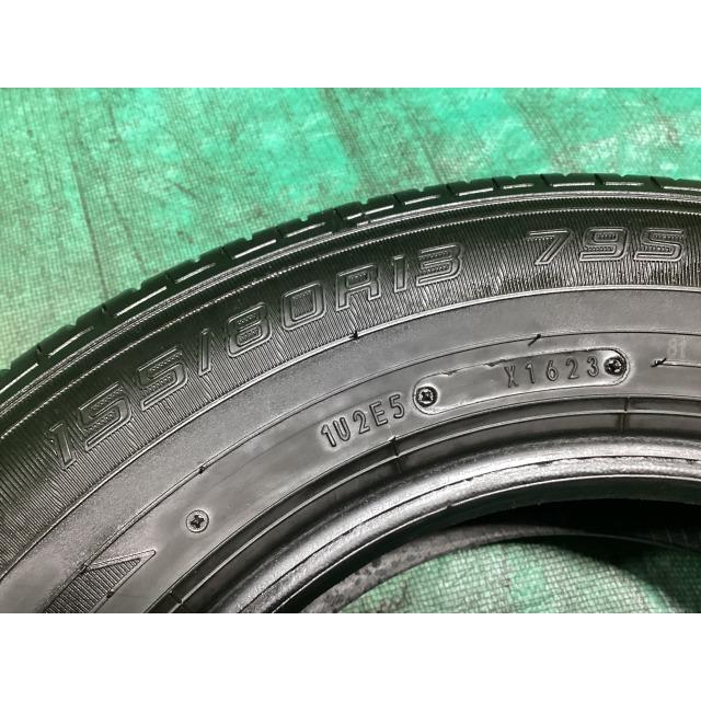 DUNLOP（ダンロップ） DUNLOP EC202 155/80R13 2023年製 夏タイヤ 