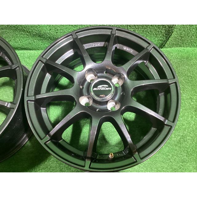 シュナイダー MID A-TECH 14インチアルミホイール 5.5J ＋38 4H PCD100