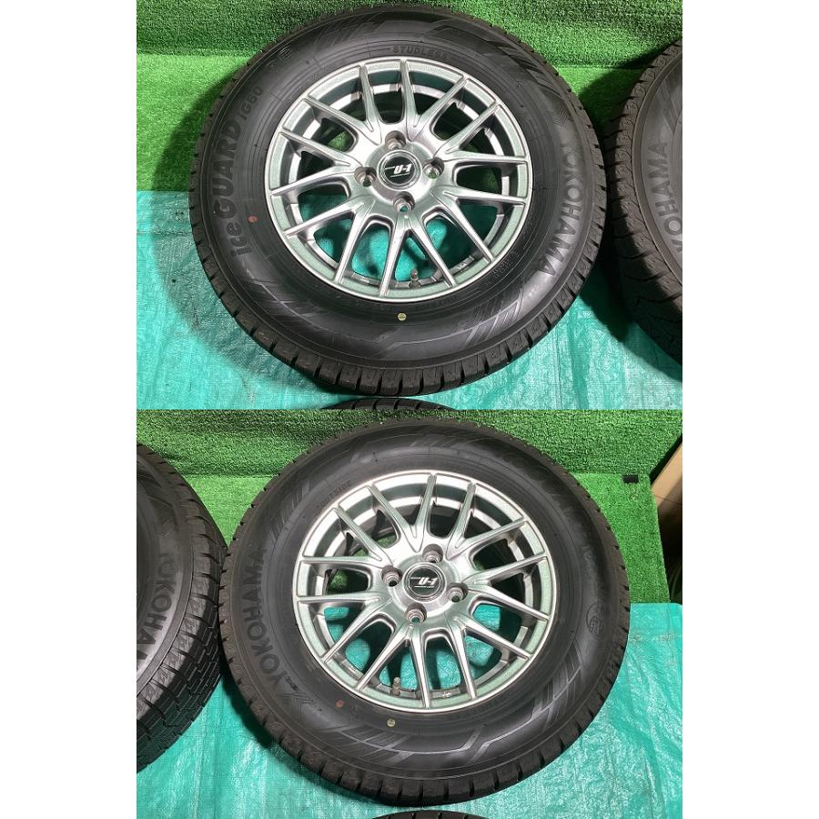 アイスガード 6 マナレイ 14x5.5JJ +38 4H PCD100 ヨコハマ iG60 185