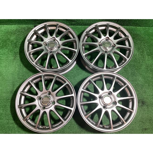 ECO FORME BS 15インチアルミホイール 4.5J ＋47 4H PCD100 4本セット