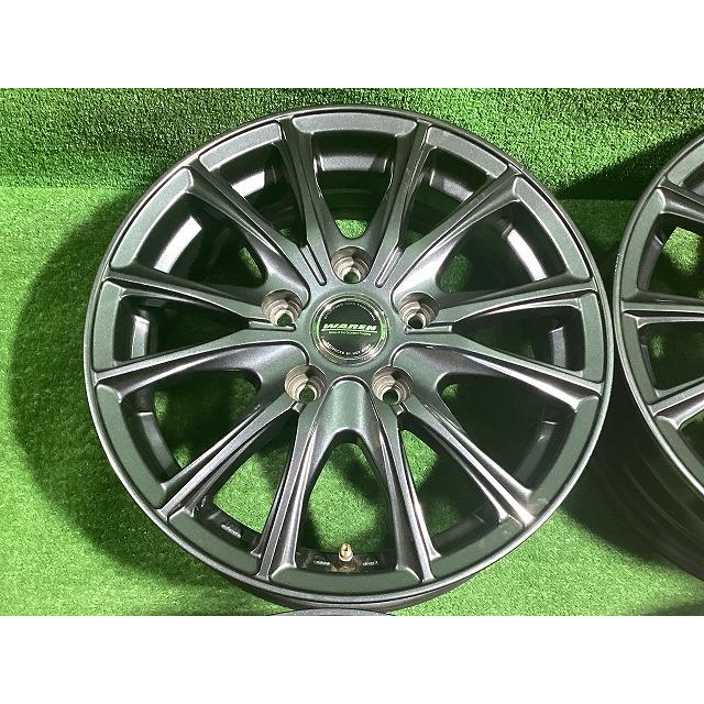 ※在庫全処分セール※【W-021】WARENホイール☆15x6J ☆5穴/43/PCD114.3 HOT STUFF（ホットスタッフ） HOT STUFF WAREN 15インチアルミホイール