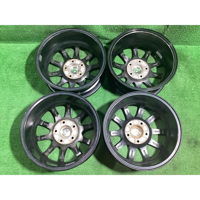 DOS 15×6J　5穴PCD114.3　IN値45 （4本） BADX DOS 15インチアルミホイール 6J ＋52 5H PCD114.3 4本セット Q1-2